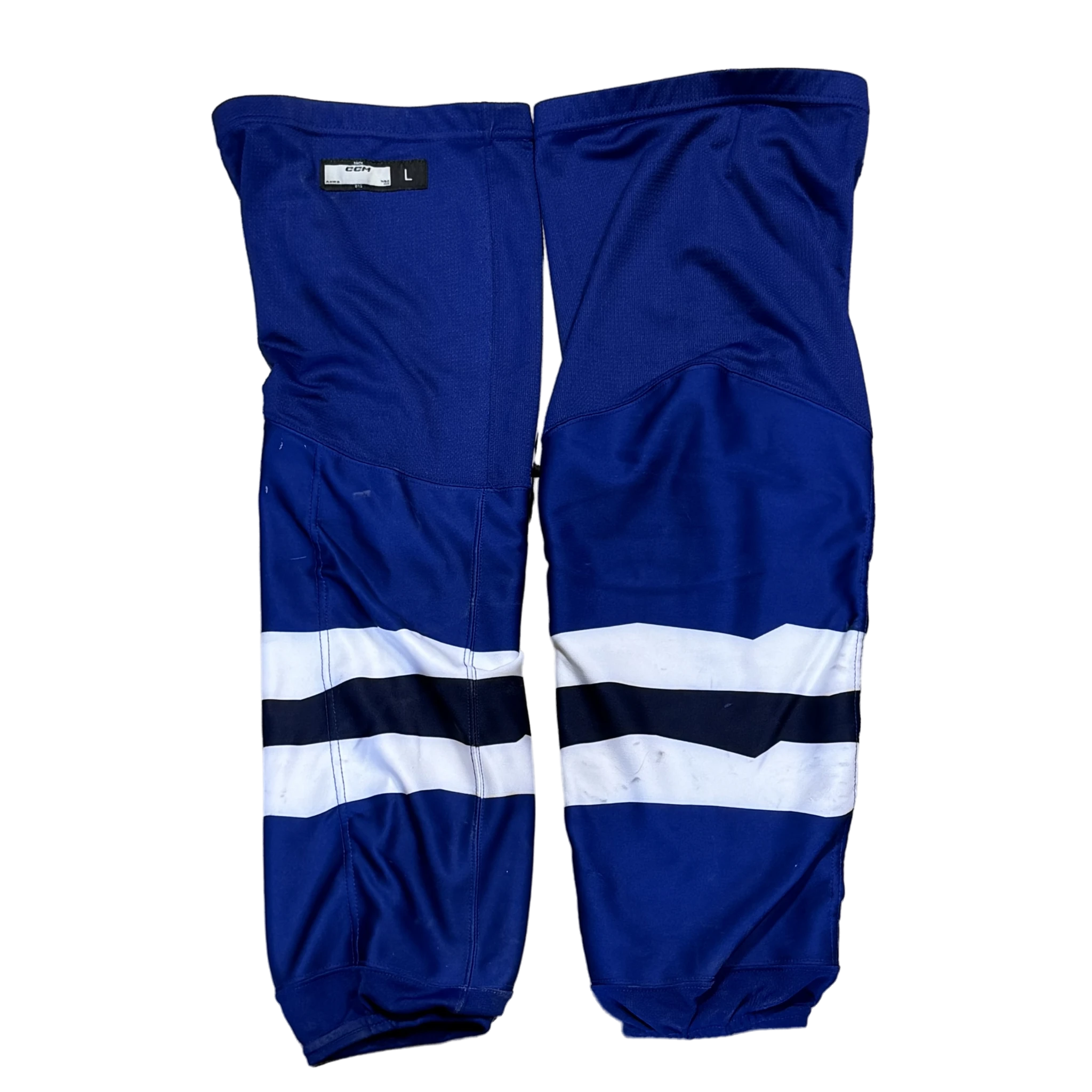 OHL - Chaussette de jeu CCM d'occasion (bleu/blanc/bleu marine)